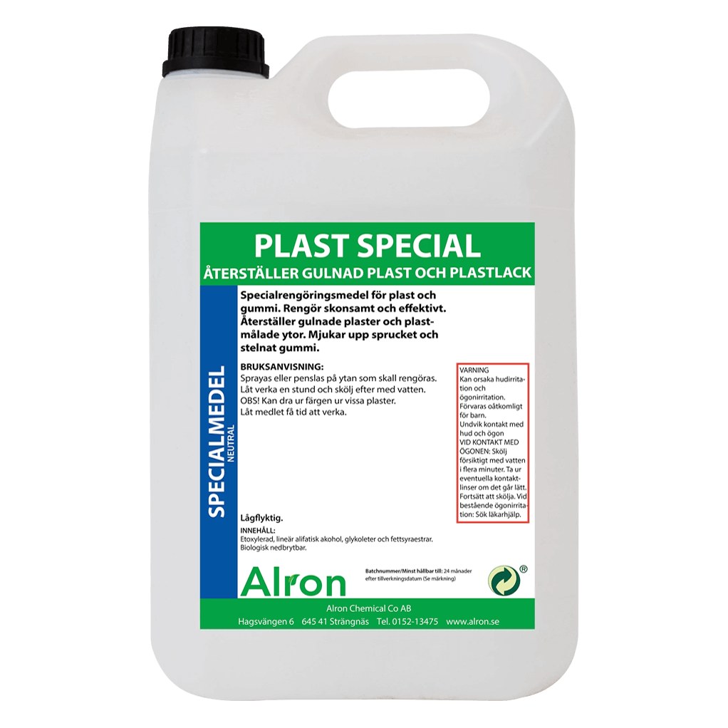 Alron Plast Special rens for plast og gummi, 5 l