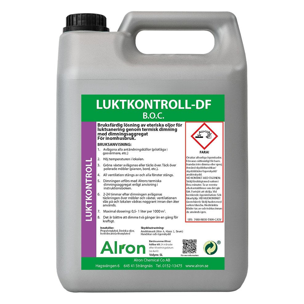 Alron Luktkontroll-DF B.O.C for termisk fogger, 5 l