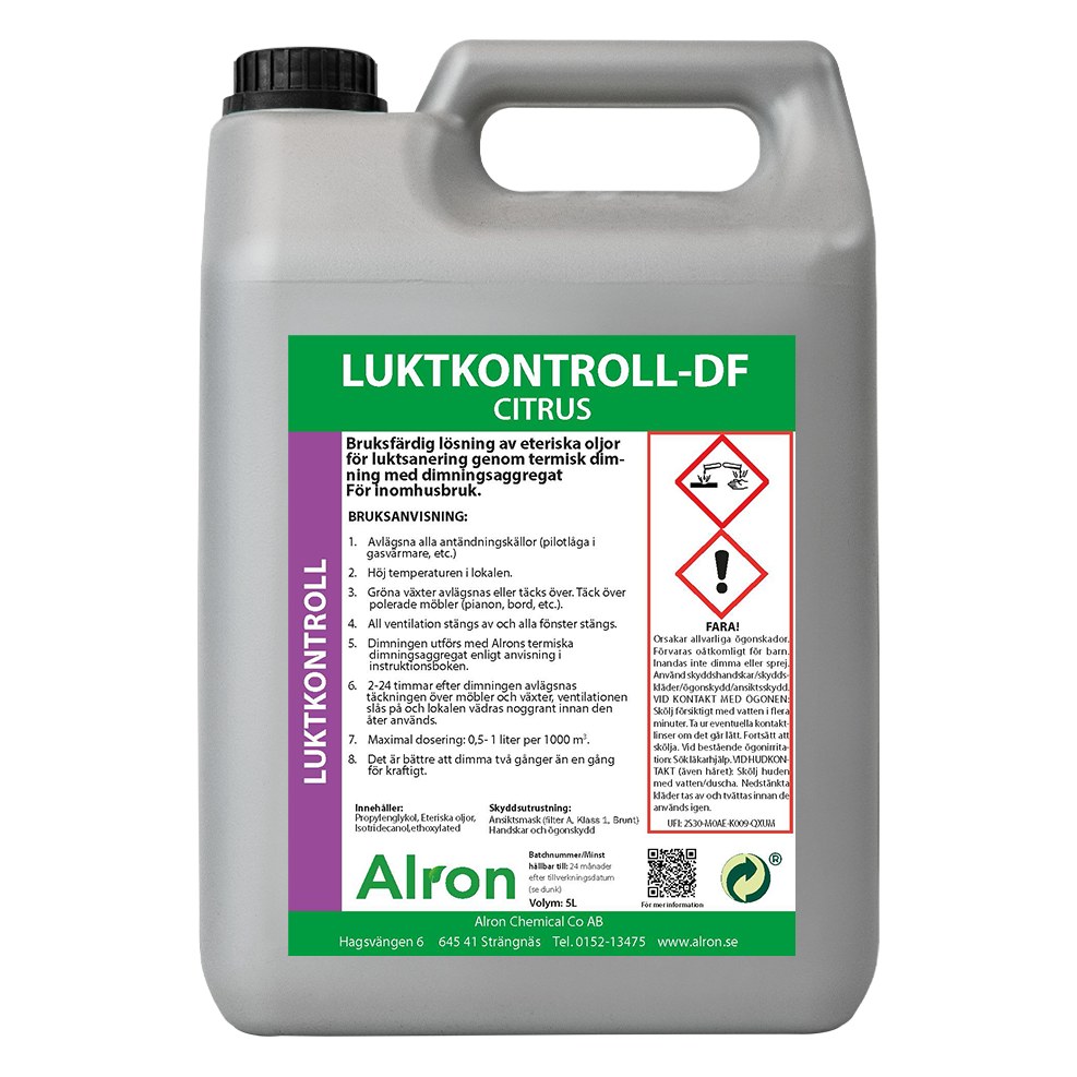 Alron Luktkontroll-DF Citrus for termisk fogger, 5 l