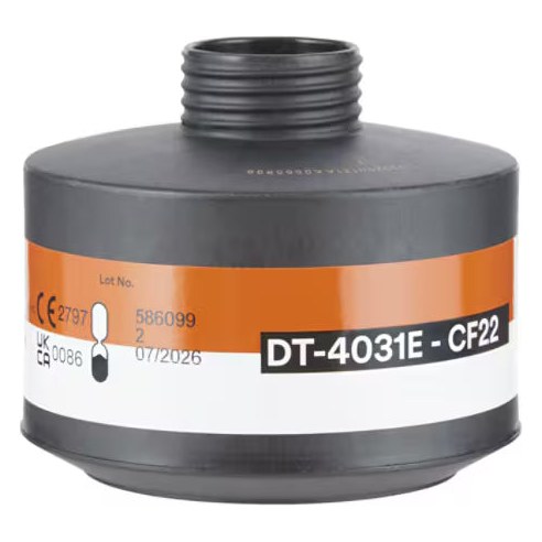 3M CF22 A2P3 kombifilter (DT-4031E), DIN40-gjenge